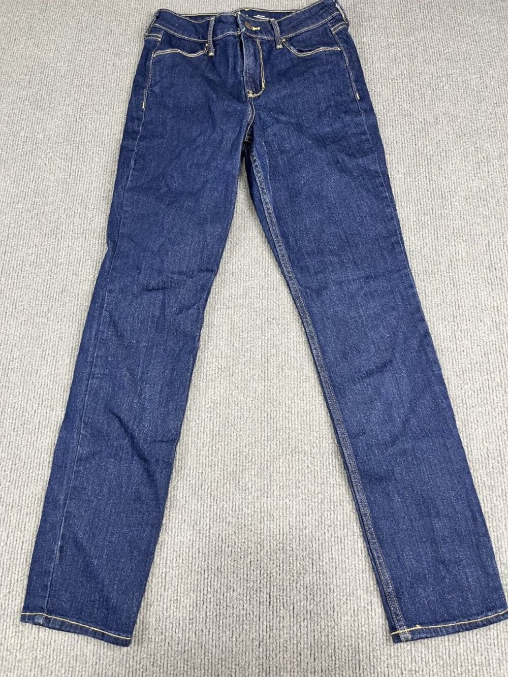 Old Navy Womens Wow High-Rise Straight Leg Blue Denim Jeans 2
